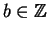 $b \in {\mathbb{Z} }$