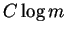 $C \log m$