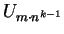 $U_{m\cdot n^{k-1}}$