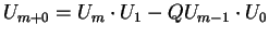 $U_{m+0} = U_m\cdot U_1 - QU_{m-1}\cdot U_0$