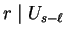 $r\mid
U_{s-\ell}$