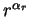 $r^{\alpha_r}$